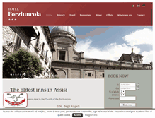 Tablet Screenshot of hotelporziuncola.com